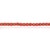 Carat&Her Vibrant 25.7 Ct Round Scarlet Coral Tennis Bracelet in 925 Sterling Silver For Sale - Image 4 of 13