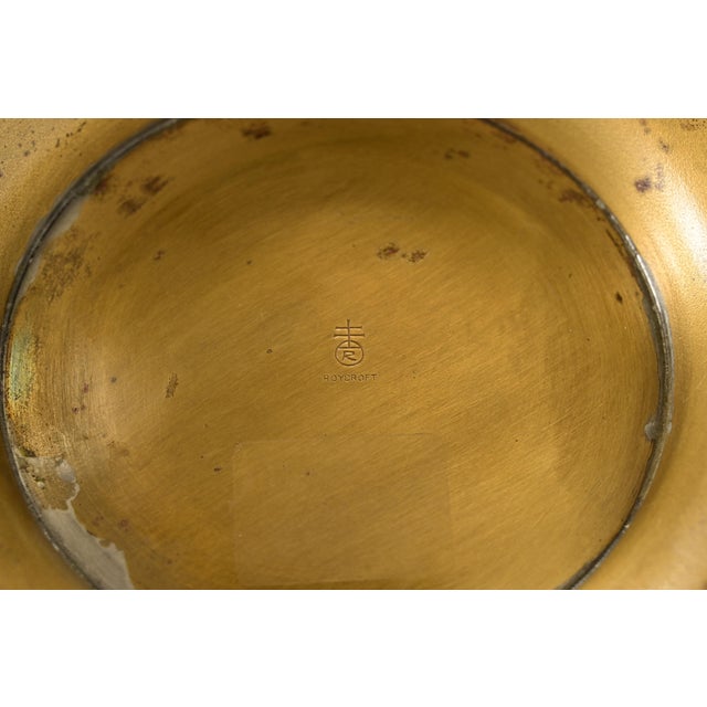 Roycroft Arts & Crafts Brass Fruit Bowl or Centerpiece Bowl For Sale - Image 9 of 12