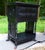 Antique Carved Black Ebonized Aesthetic Movement Victorian Entry Table For Sale - Image 11 of 18