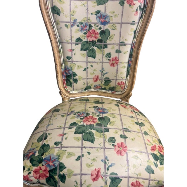 2000 - 2009 Six French Louis XV Style Laminate Dining Chairs For Sale - Image 5 of 12