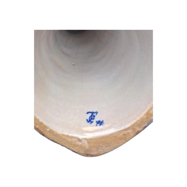 Delft 19th Century Figurative Delft Double Maiden Figurine For Sale - Image 4 of 5