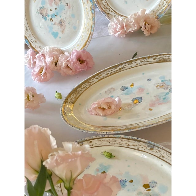 Contemporary Oval Rim Platter Large Dafne For Sale - Image 3 of 4