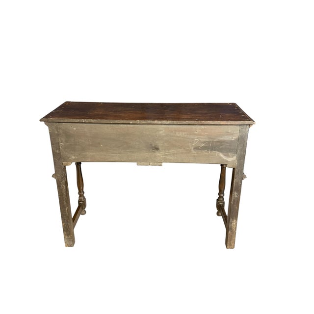 Antique Geometric Oak Dresser Base, 1890s For Sale - Image 11 of 16