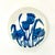 Graphic Floral Blue & White Wall Plate Curation - Group of 9 For Sale - Image 12 of 12
