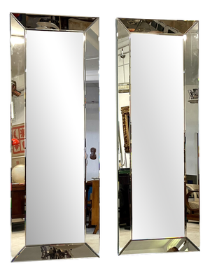 Large Freestanding Mirrors, 1970s, Set of 2
