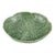 Vintage Bordallo Pinheiro San Raphael Green Majolica Large Salad Serving Bowl Cabbage For Sale