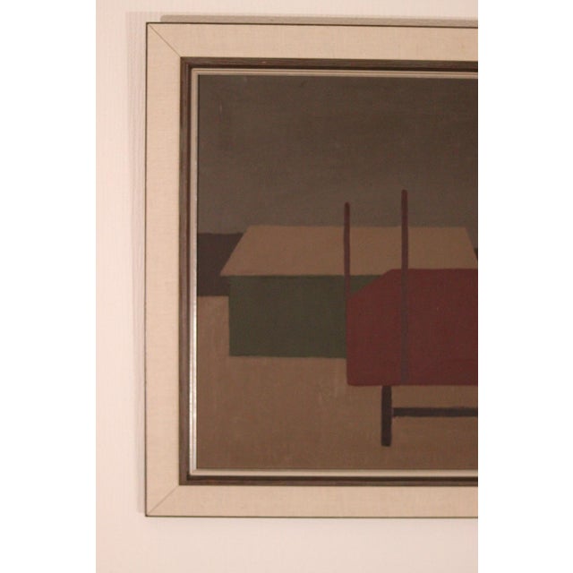 Arne Olsson, Partition, 1960s, Oil & Acrylic on Canvas, Framed For Sale - Image 13 of 17