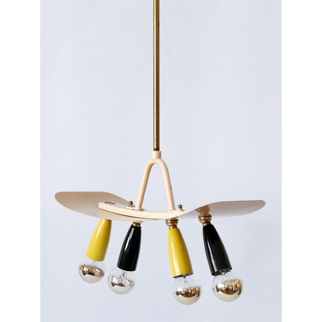 Mid-Century Modern Sputnik Pendant Lamp, Germany, 1950s For Sale - Image 13 of 18