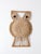 Brown Vintage Woven Owl Wall Hanging For Sale - Image 8 of 10