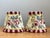 Metal Vintage Needlepoint Floral Lamp Shades Pair For Sale - Image 7 of 14