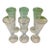 Vintage Baccarat Cut Crystal Champagne Flutes, Ribbed Pattern - Set of 6 For Sale