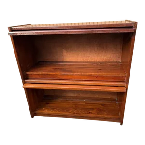 Vintage Oak and Pine 2 Stacking Bookcase.