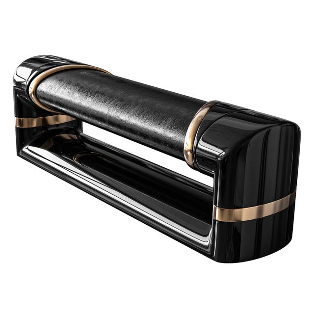 "Magistrale" Bench, Stainless Steel and Bronze Details, Handmade Bizimyer Furniture. Unmatched. Unrivalled. Designed by...