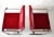 Metal Mies Van Der Rohe for Knoll Stainless Steel Brno Chairs Red Velvet 1979, Pair For Sale - Image 7 of 13