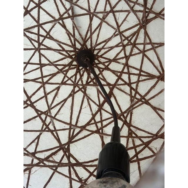Vintage Cocoon Globe Pendant Lamp, 1970s For Sale - Image 6 of 18
