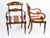 Hollywood Regency English Regency Style Burr Walnut Armchairs, Set of 2 For Sale - Image 3 of 13