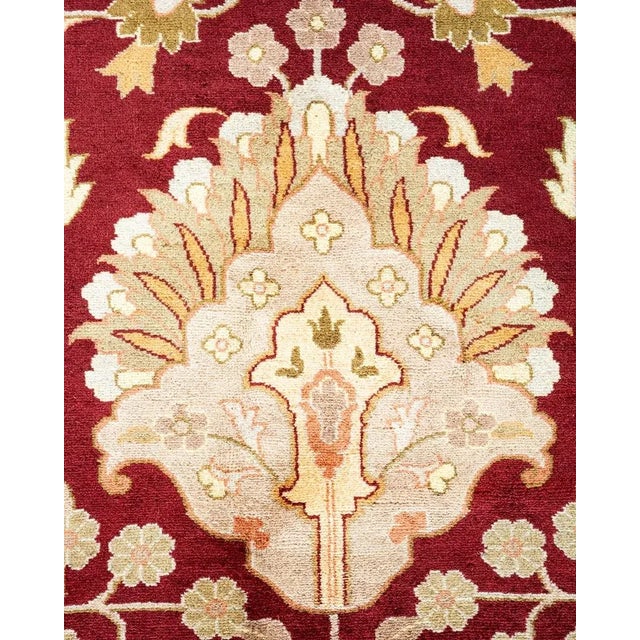 Traditional Mogul, One-of-a-Kind Hand-Knotted Area Rug in Purple, 9' 3" x 12' 2" For Sale - Image 3 of 8