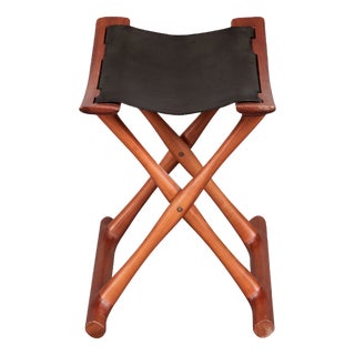 Egyptian Stool by Ole Wanscher for PJ Møbler, 1950s For Sale