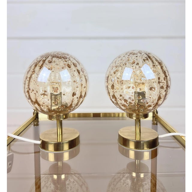 Gino Sarfatti Mid-Century Table Lamps with Gold Flakes by Gino Sarfatti, 1960s, Set of 2 For Sale - Image 4 of 9