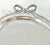 Vintage Aluminum Bow Handle Serving Tray – Hollywood Regency Silver Tone Vanity Tray, Grandmillennial Decor For Sale - Image 4 of 9