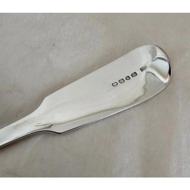 Antique George IV Sterling Silver Griffin Crest Soup Ladle, 1829 For Sale - Image 14 of 18