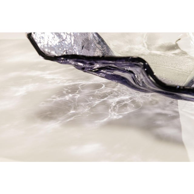 Mod. S502 Bowl in Crystal by Carlo Nason for AV Mazzega, 1970s For Sale - Image 11 of 13