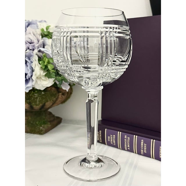 Ralph Lauren Vintage Birdbath Ralph Lauren Glen Plaid Goblet - 14 Oz For Sale - Image 4 of 11