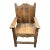Early 20th Century Antique Handmade Wooden Texas Chair For Sale
