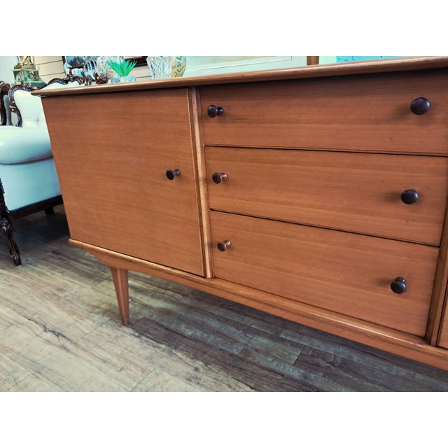 Mid-Century Walnut Sideboard by Alfred Cox, 1950s For Sale - Image 13 of 18