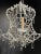 Metal 1920’s Crystals Chandelier With 6 Lights For Sale - Image 7 of 9