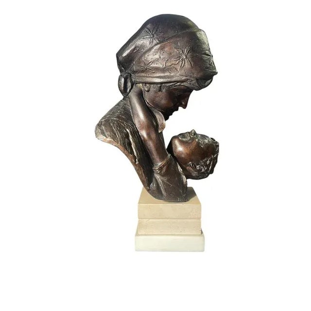 Bronze Sculpture by A. Merente, 1800s For Sale - Image 6 of 7