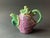 This vintage handmade studio art pottery teapot is a charming decorative item. The pottery tea pot's lid is a frog on a...