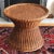 Mid-20th Century Boho Handwoven Wicker Table For Sale - Image 11 of 12