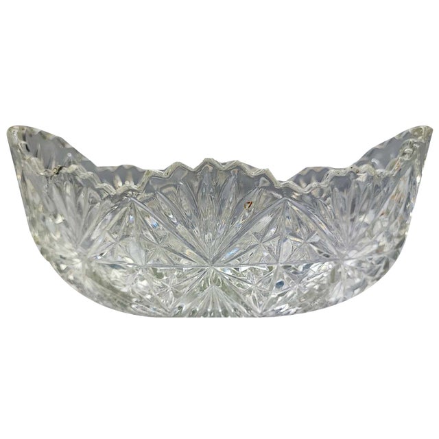 Glass Bowl from Polish Hortensja Glassworks, 1970s For Sale