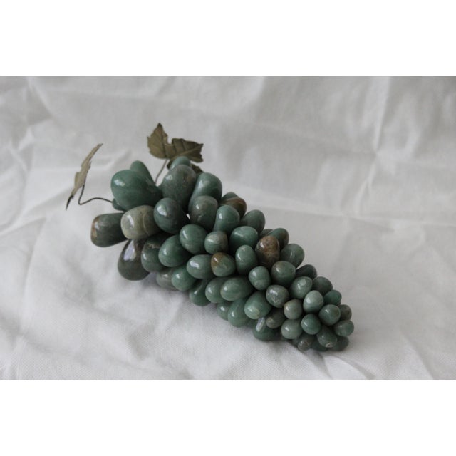 Stone Grape Cluster Decorative stone grape bunch Polished gemstones Stone fruits Multicolor fruits Summer table decor...
