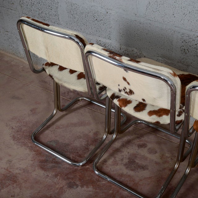 Vintage Ponyhide Chairs, Set of 6 For Sale - Image 12 of 18