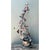 Metal Vintage Patinated Copper Lotus Sculpture For Sale - Image 7 of 12