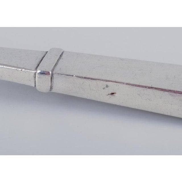 Metal Carving Fork in Sterling Silver from Georg Jensen, 1940s For Sale - Image 7 of 8