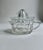Early 20th Century Heisey Glass Two Piece Clear Handled Perforated Glass Juicer. Featuring a 2 piece jug form with 10...