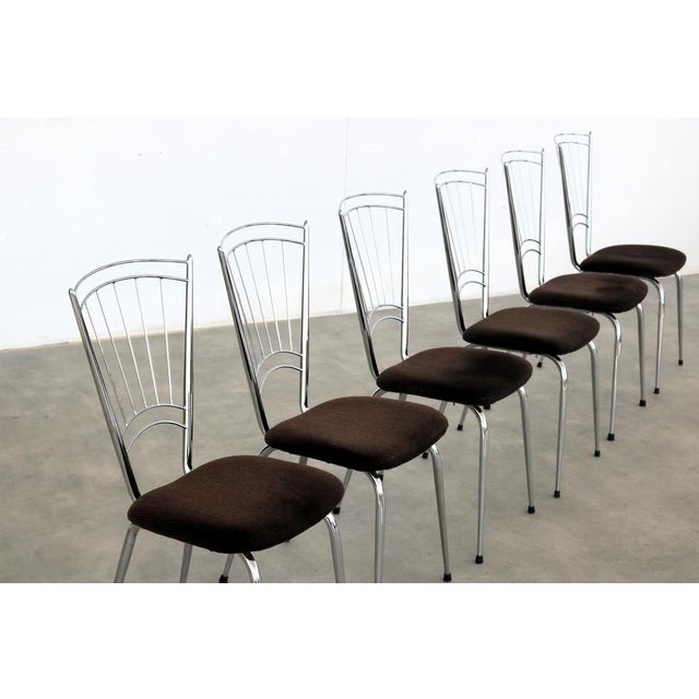 1960s Vintage Dining Chairs, 1960s, Set of 6 For Sale - Image 5 of 13