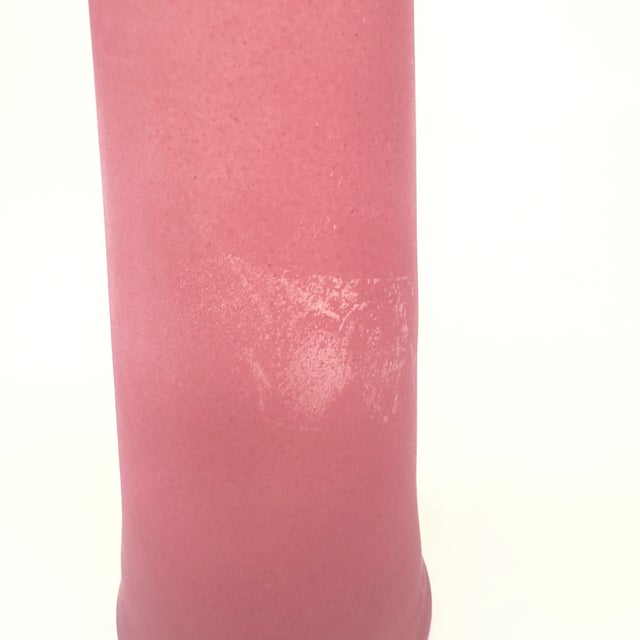 Mid 20th Century Saturated Pink Glass Vase Curation - Group of 5 For Sale - Image 12 of 12