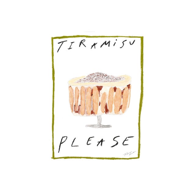Tiramisu Please - A2 Print by Tatiana Alida For Sale