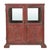 Wooden Display Case with Red Patina For Sale - Image 4 of 6