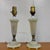 Vintage Opal Iridescent Glass Lamps, Pair For Sale - Image 9 of 12
