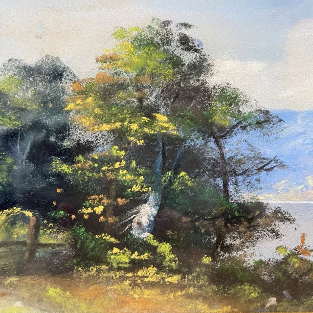 Drawing/Sketching Materials Vintage Pastel Landscape Original Artwork Signed Scott For Sale - Image 7 of 10