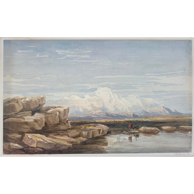 On the Moors - England Original Watercolor 19th Century by David Cox the Younger For Sale - Image 4 of 8
