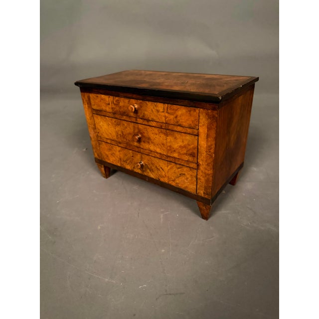 French Miniature Directoire Style Apprentice Chest of Drawers, Circa 1837 For Sale - Image 3 of 16