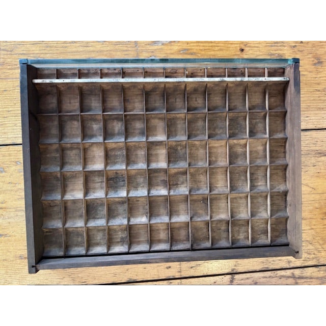 Vintage Spool Cabinet For Sale - Image 9 of 11