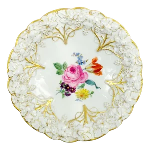 German Porcelain Plate from Meissen, 1924