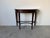 Antique George III Mahogany Demi-Lune Console Table With Drawer For Sale - Image 4 of 13